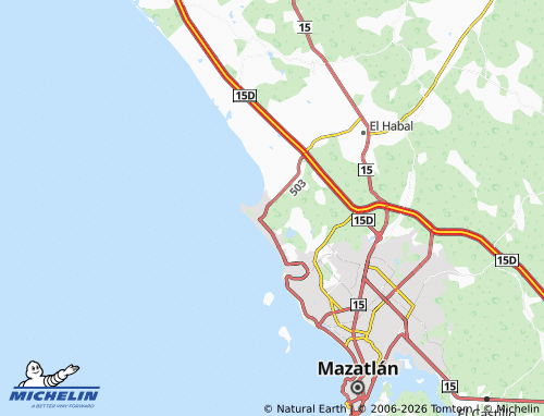 Kaart MICHELIN Azul Marino - ViaMichelin