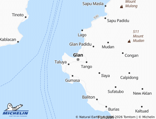 MICHELIN Glan map - ViaMichelin