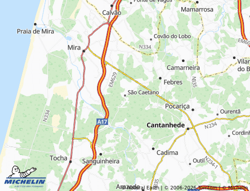 MICHELIN São Caetano map - ViaMichelin
