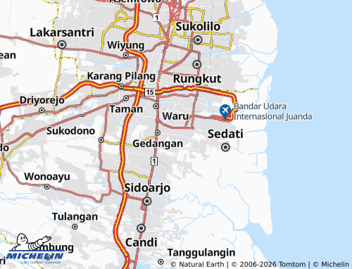 MICHELIN-Landkarte Wedi - ViaMichelin