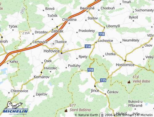 Mappa MICHELIN Rpety - ViaMichelin