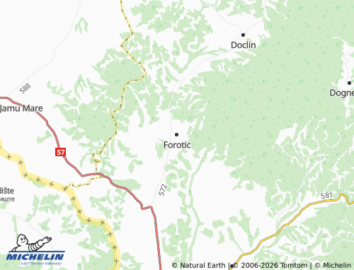 MICHELIN Forotic map - ViaMichelin