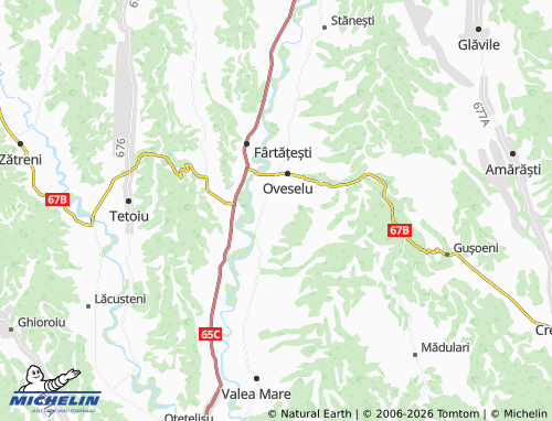 MICHELIN Ciocănari map - ViaMichelin