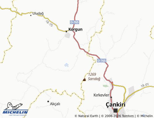 MICHELIN Alpsarı map - ViaMichelin