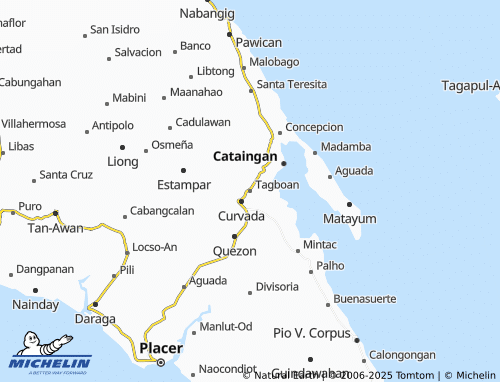 MICHELIN-Landkarte Tagboan - ViaMichelin