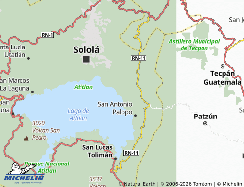Mappa MICHELIN Santa Catarina Palopo - ViaMichelin