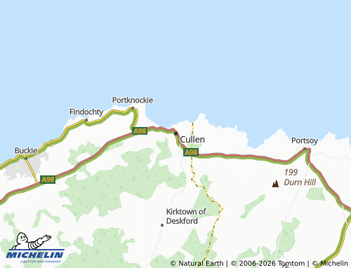 Mappa MICHELIN Cullen - ViaMichelin