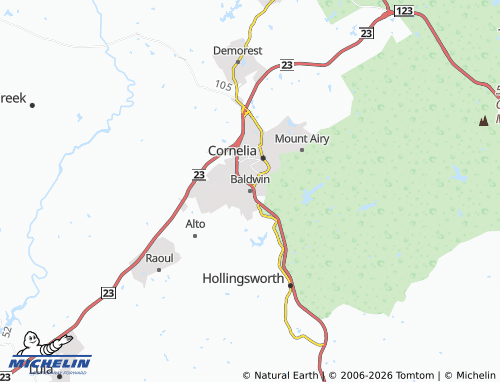 Carte MICHELIN Baldwin - ViaMichelin