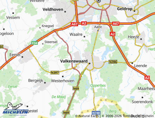 Carte MICHELIN Dommelen - ViaMichelin