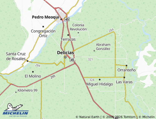 Mapa MICHELIN Solidaridad - ViaMichelin