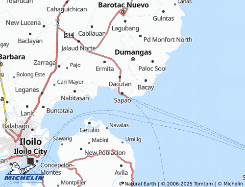 Mapa MICHELIN Sapao - ViaMichelin