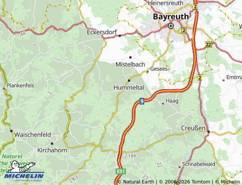 Mappa MICHELIN Creez - ViaMichelin