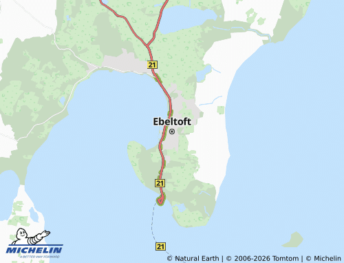 Mappa MICHELIN Ebeltoft - ViaMichelin