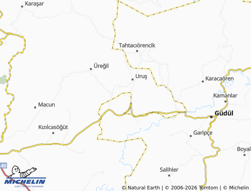 MICHELIN Özköy map - ViaMichelin