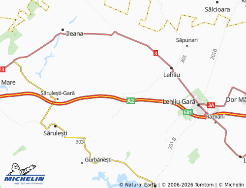 MICHELIN Nicolae Bălcescu map - ViaMichelin