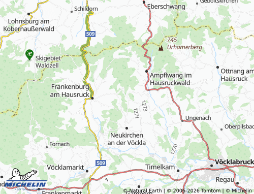 MICHELIN Ackersberg map - ViaMichelin