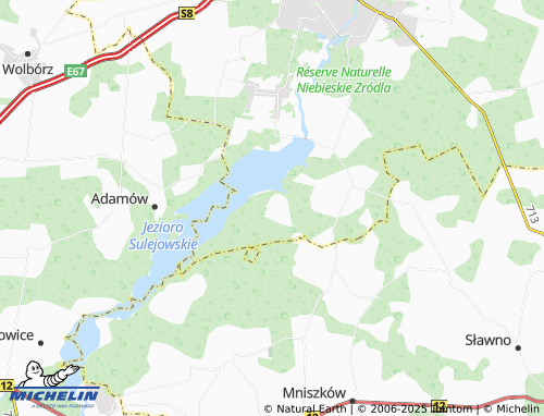 Carte MICHELIN Karolinów - ViaMichelin