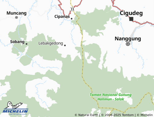 MICHELIN Lebaksitu map - ViaMichelin