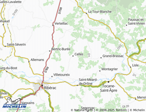 MICHELIN Celles map - ViaMichelin