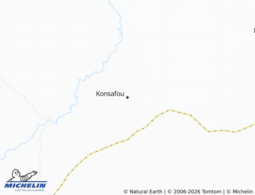 MICHELIN Konsafou map - ViaMichelin