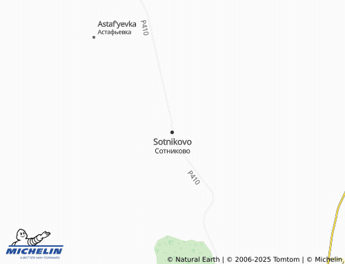 MICHELIN Sotnikovo map - ViaMichelin