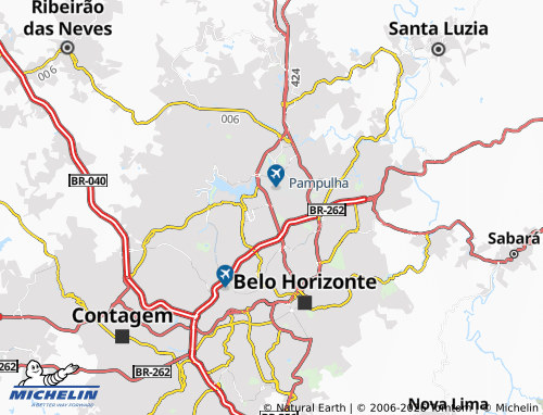 MICHELIN Vila Santo Antônio map - ViaMichelin