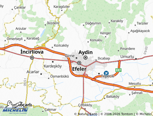 MICHELIN Girne map - ViaMichelin
