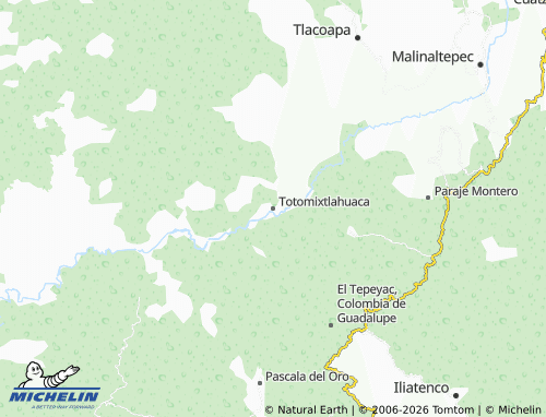 MICHELIN Totomixtlahuaca map - ViaMichelin