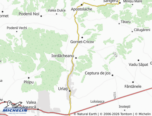 Mappa MICHELIN Iordăcheanu - ViaMichelin