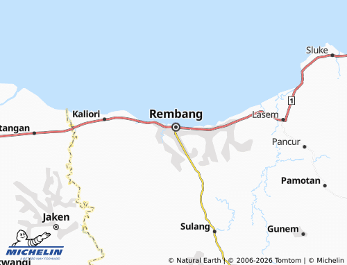 Mapa MICHELIN Sawahan - ViaMichelin