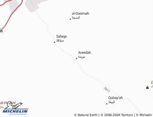 Mappa MICHELIN Areedah - ViaMichelin