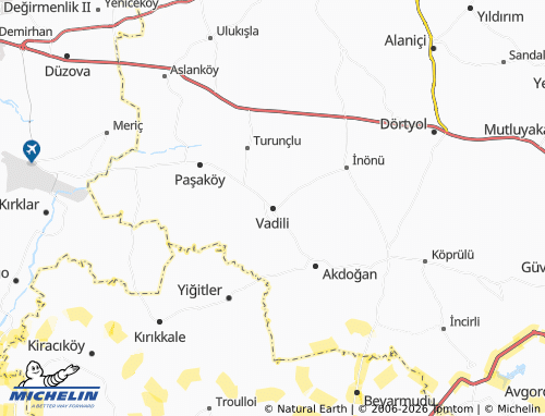 MICHELIN Vadili map - ViaMichelin