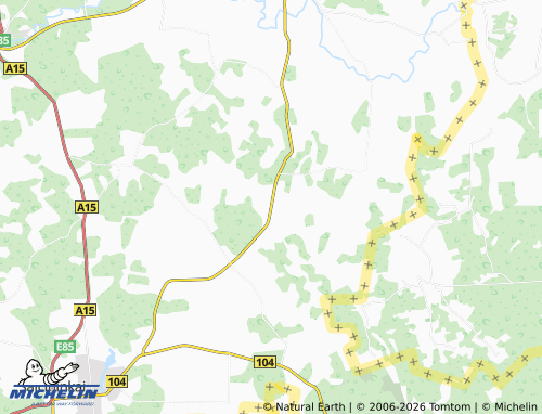 Mappa MICHELIN Akmenynės seniūnija - ViaMichelin