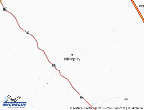 Mappa MICHELIN Billingsley - ViaMichelin