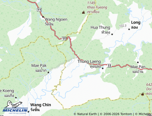 Mapa MICHELIN Bo Lek Long - ViaMichelin