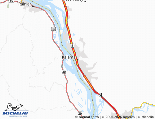 Mappa MICHELIN Kalama - ViaMichelin
