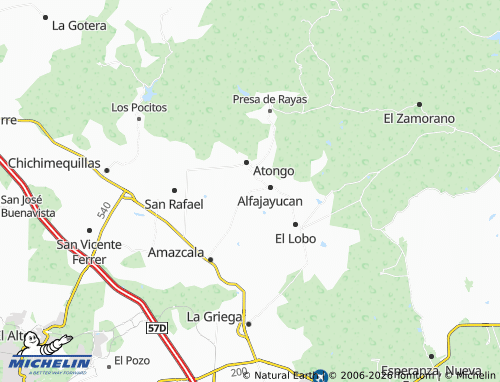 Mappa MICHELIN San Miguel Amazcala - ViaMichelin