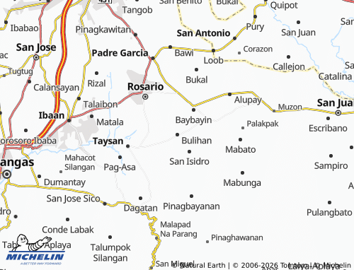 MICHELIN Bulihan map - ViaMichelin