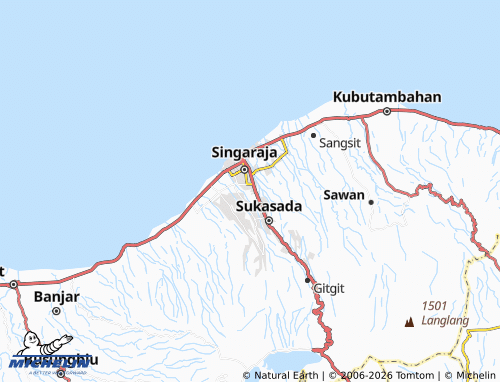 Mappa MICHELIN Paket Agung - ViaMichelin
