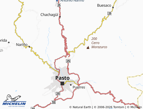 Mapa MICHELIN Daza - ViaMichelin