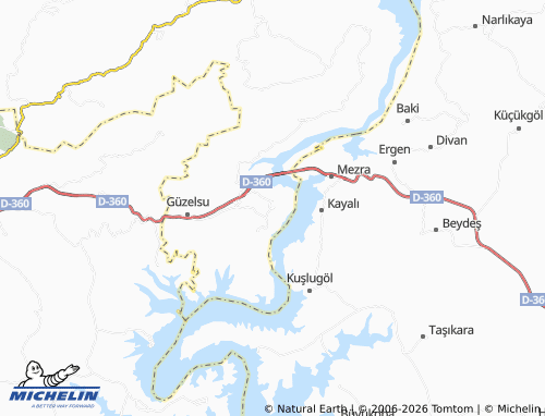 MICHELIN-Landkarte Korulu - ViaMichelin