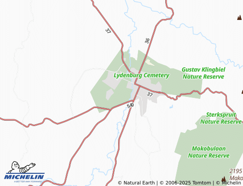 Mappa MICHELIN Lydenburg Extension 113 - ViaMichelin