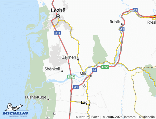 MICHELIN-Landkarte Zejmen - ViaMichelin