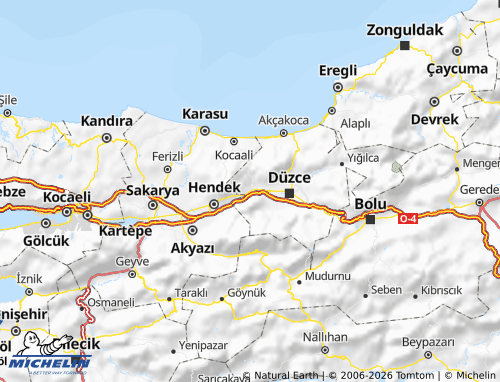 MICHELIN Gümüşova map - ViaMichelin