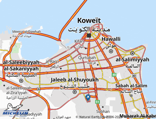 MICHELIN Al Shuwaikh Industrial 2 map - ViaMichelin