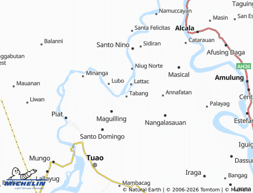 Mappa MICHELIN Tabang - ViaMichelin