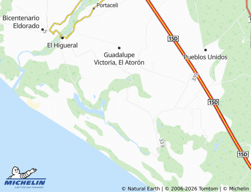 Mappa MICHELIN Colonia Loma y Tecomate - ViaMichelin