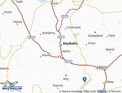 MICHELIN Tuzla map - ViaMichelin