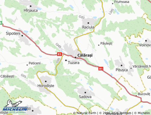 Mappa MICHELIN Călărași - ViaMichelin