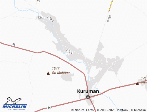 MICHELIN Mamoratwe map - ViaMichelin